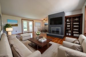 Home with real estate virtual staging.
